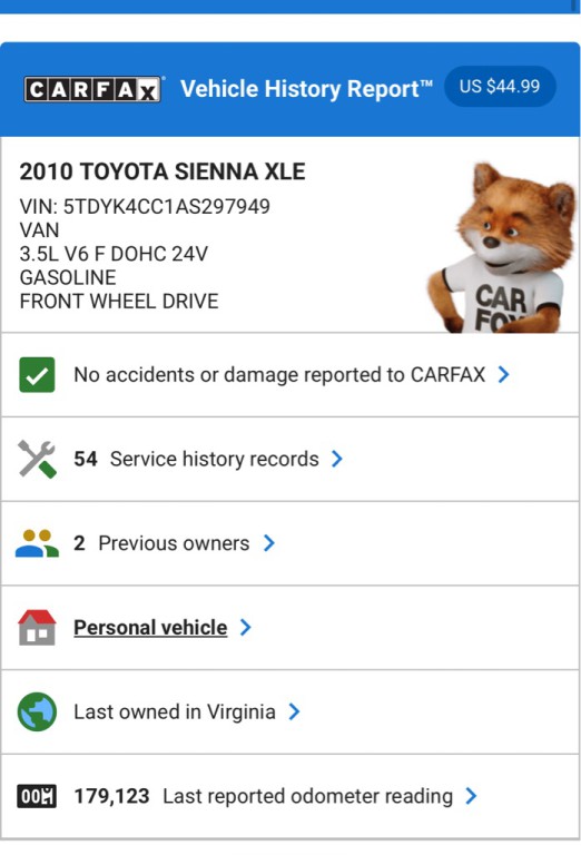 2010 Toyota Sienna Image 19
