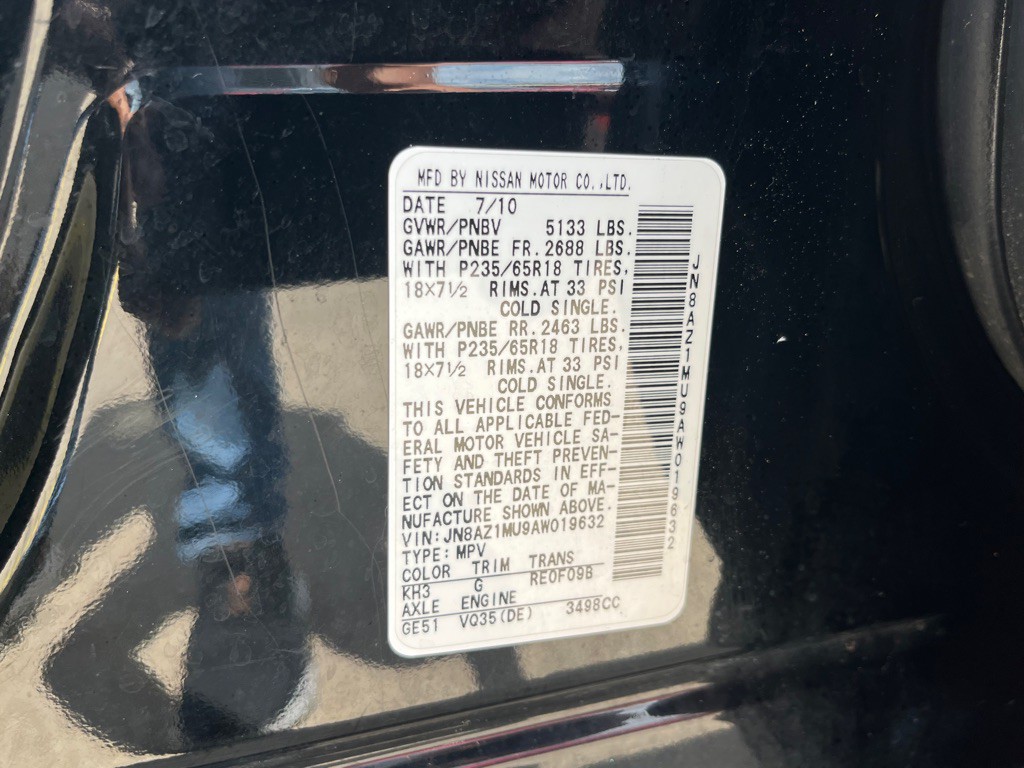 2010 Nissan Murano Image 32