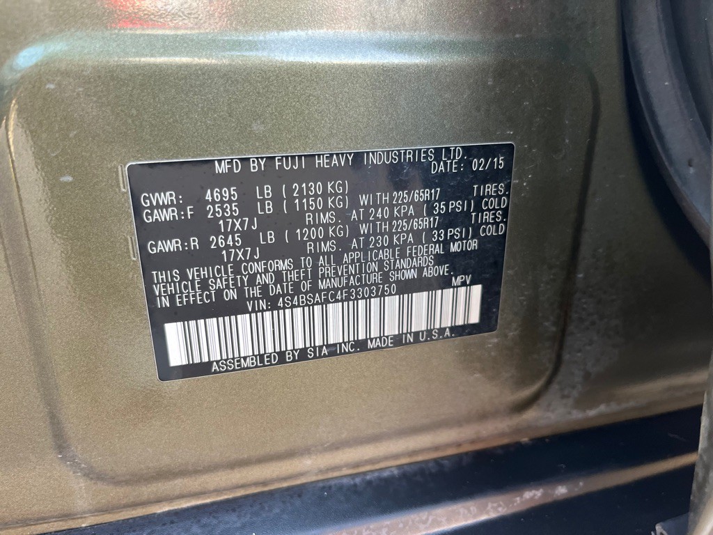 2015 Subaru Outback Image 29