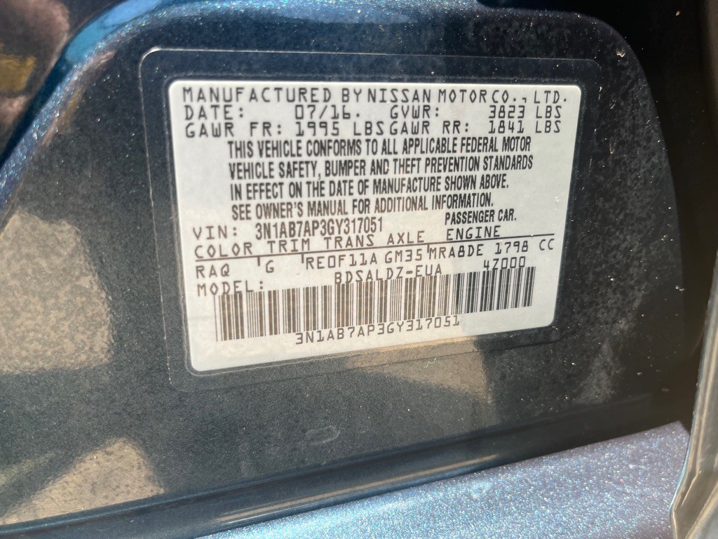 2016 Nissan Sentra Image 31
