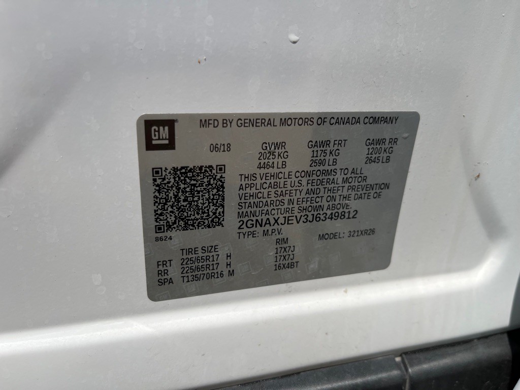 2018 Chevrolet Equinox Image 32