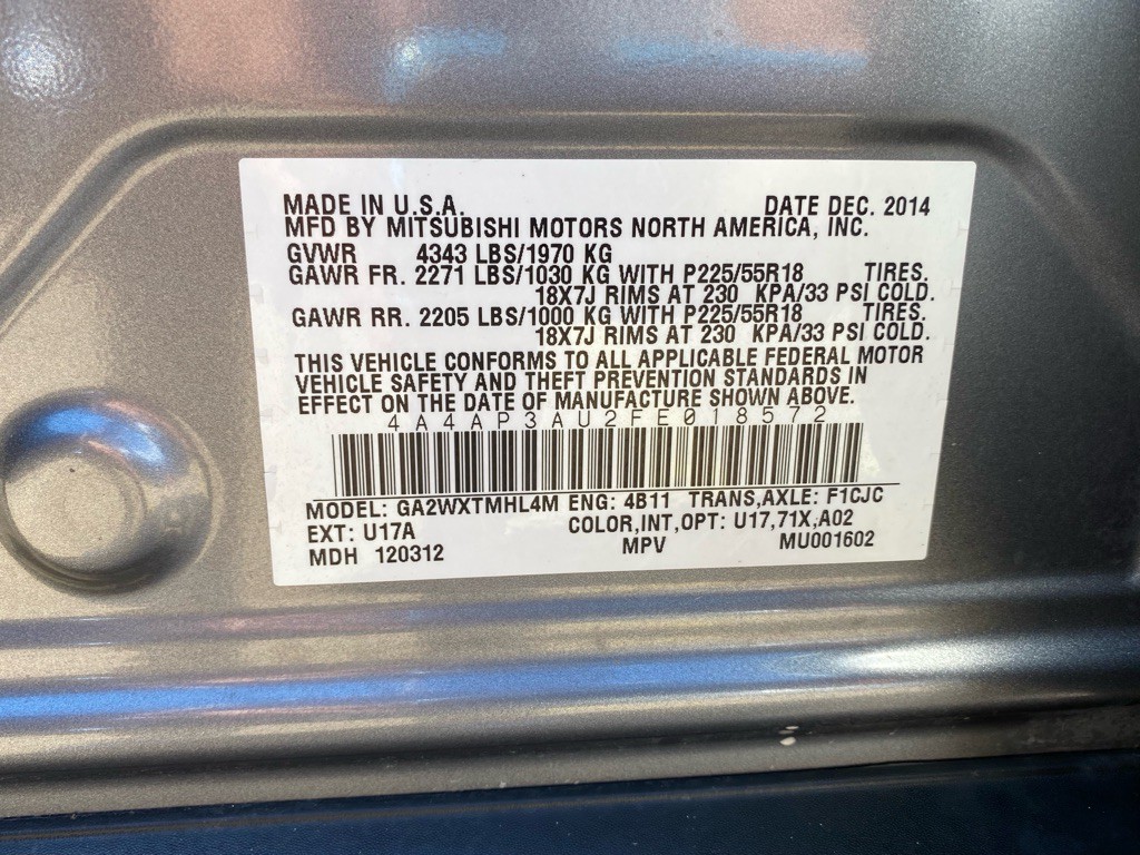 2015 Mitsubishi Outlander Image 31