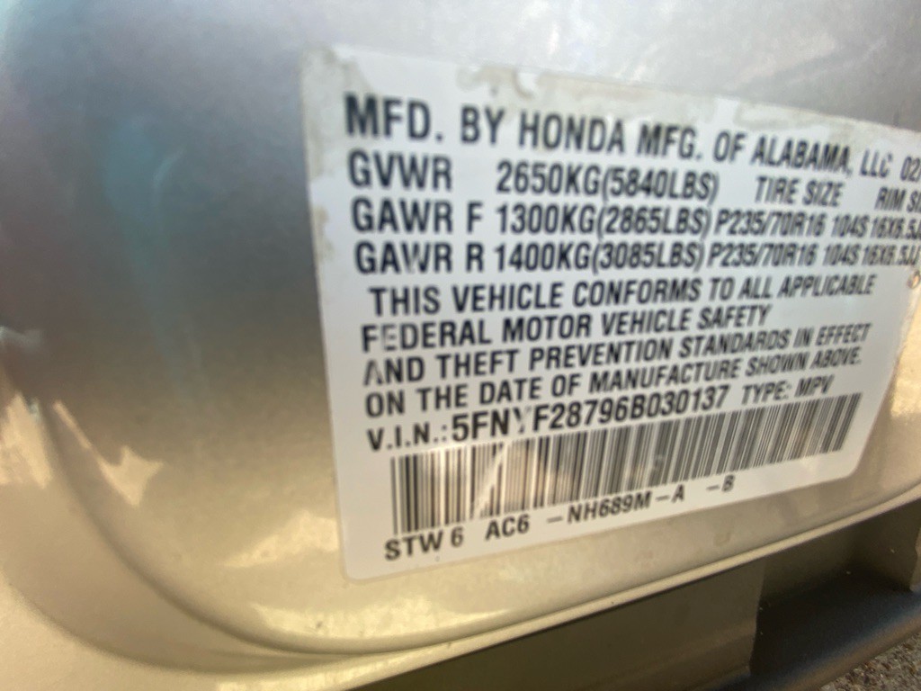 2006 Honda Pilot Image 32