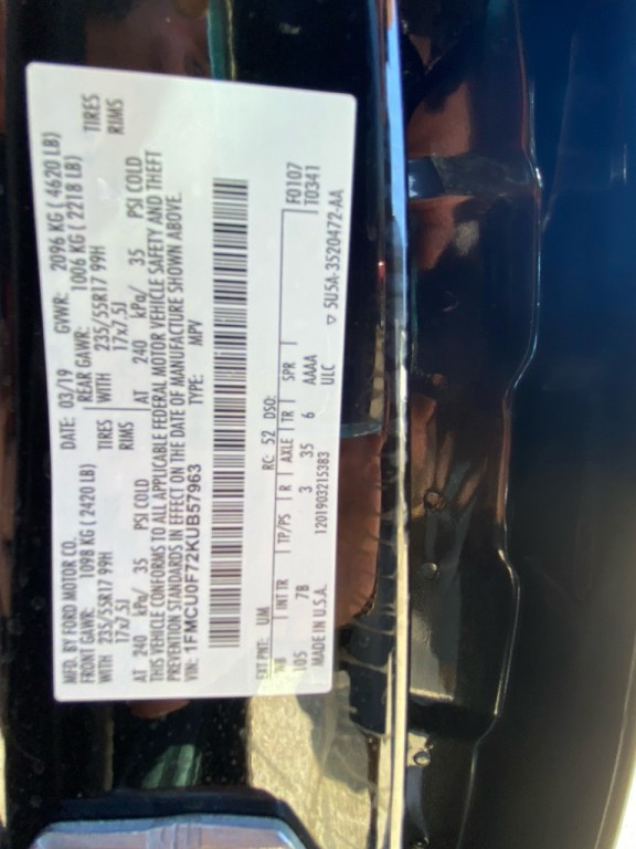 2019 Ford Escape Image 33