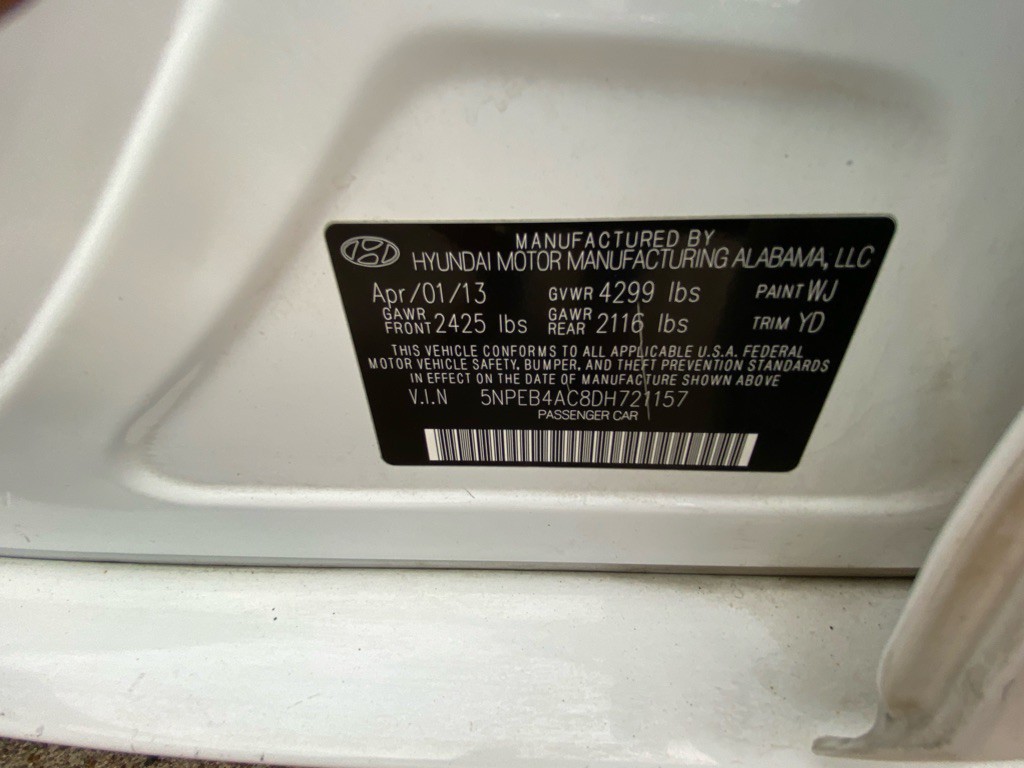 2013 Hyundai Sonata Image 30