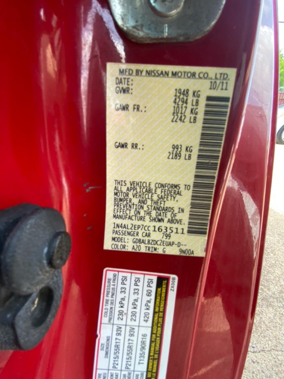 2012 Nissan Altima Image 31