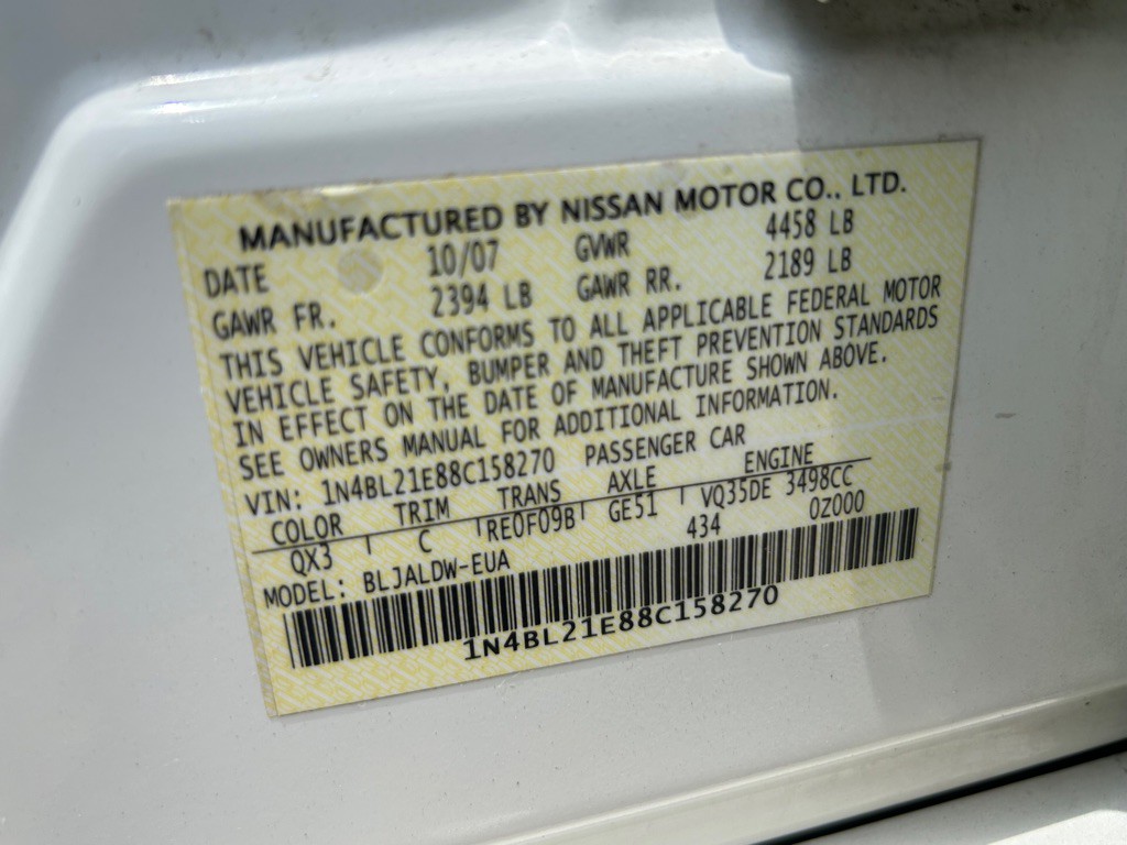 2008 Nissan Altima Image 32