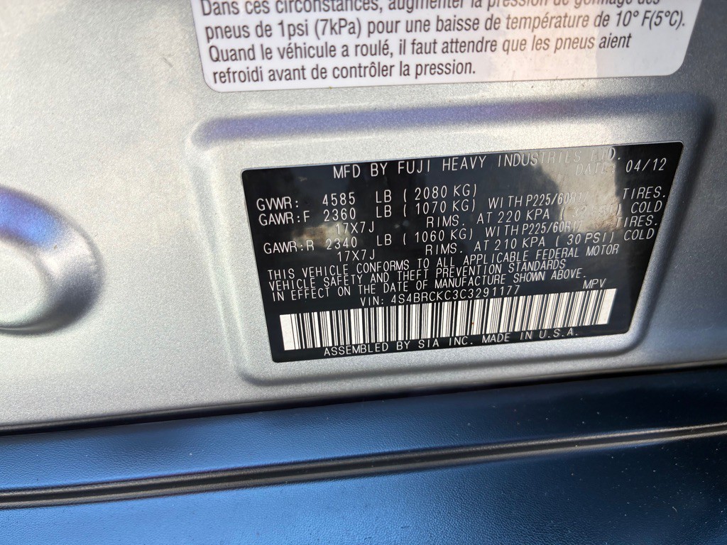 2012 Subaru Outback Image 32