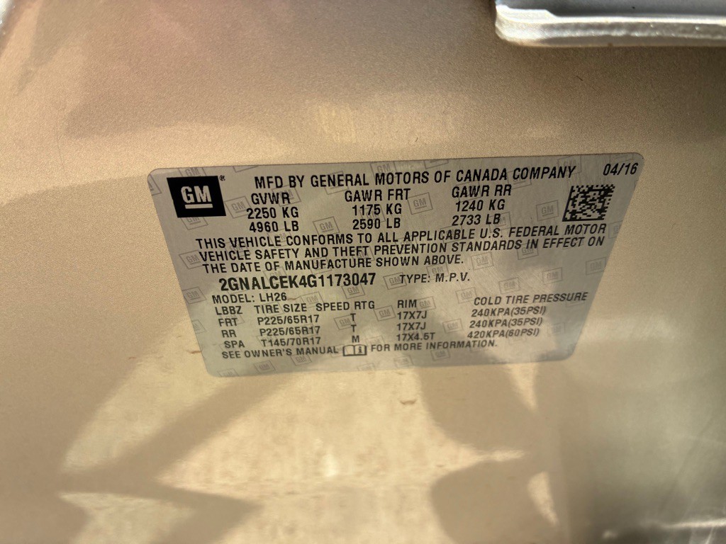 2016 Chevrolet Equinox Image 32