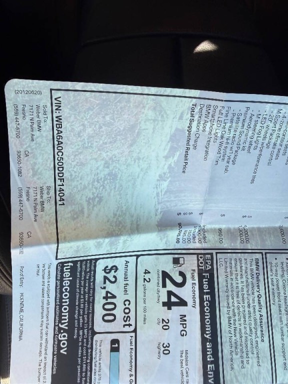 2013 BMW 6 Series Image 39