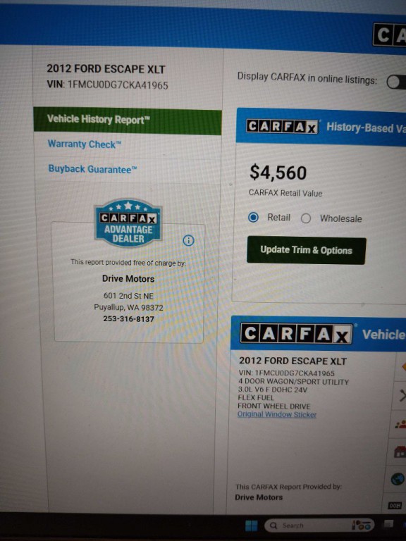 2012 Ford Escape Image 16