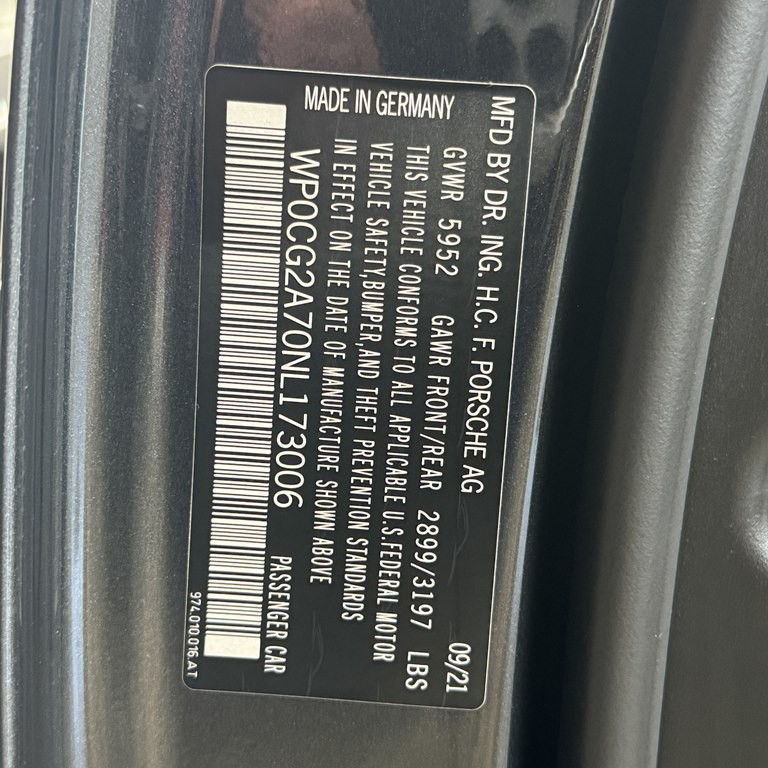 2022 Porsche Panamera Image 21