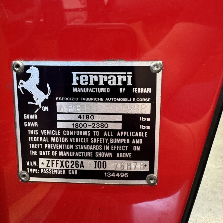 1988 Ferrari MONDIAL Image 21