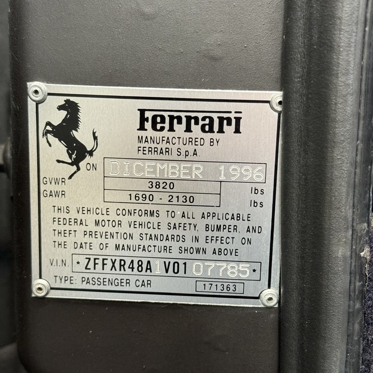 1997 Ferrari F355 Image 22