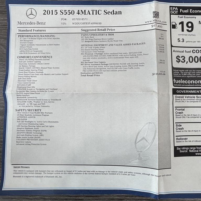 2015 Mercedes-Benz S-Class Image 22