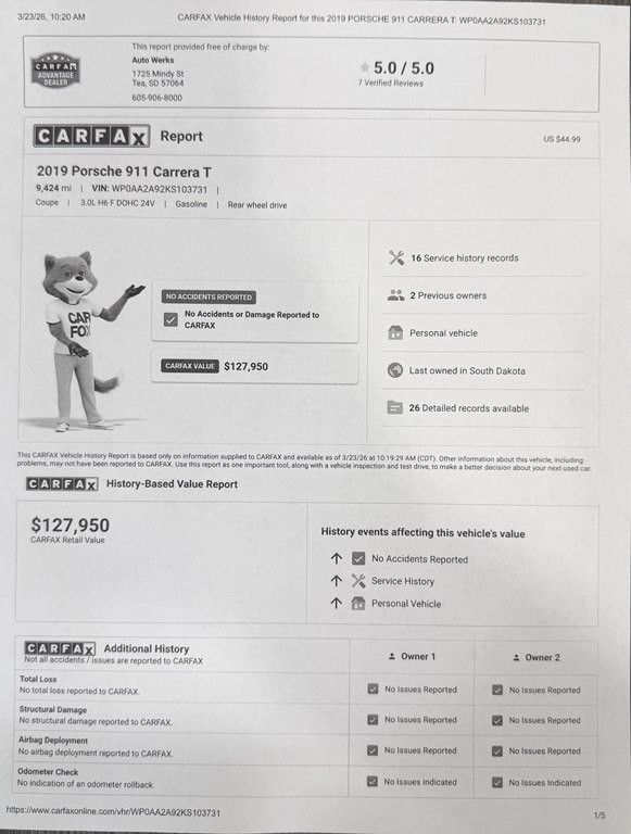 2019 Porsche 911 Image 24