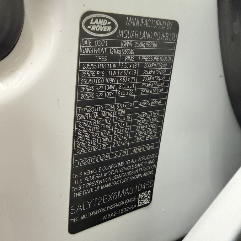 2021 Land Rover Range Rover Image 27