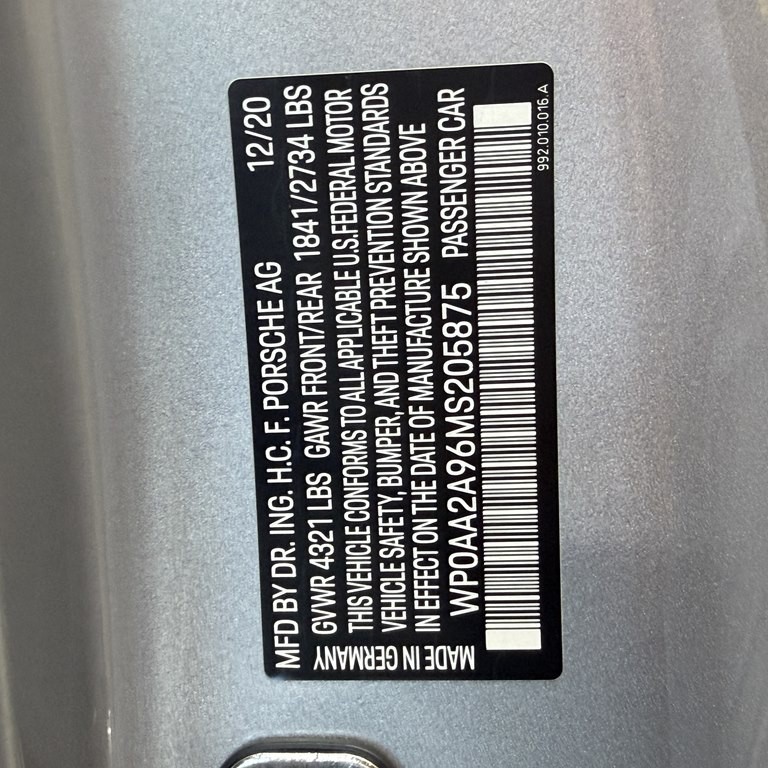 2021 Porsche 911 Image 22