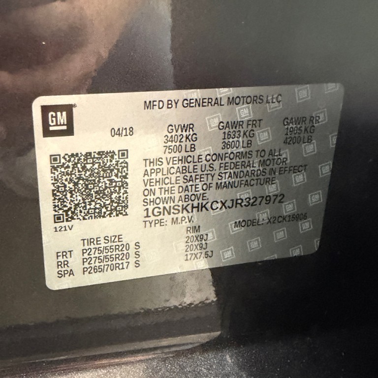 2018 Chevrolet Suburban Image 24