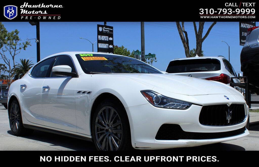 2017 Maserati Ghibli Image 1