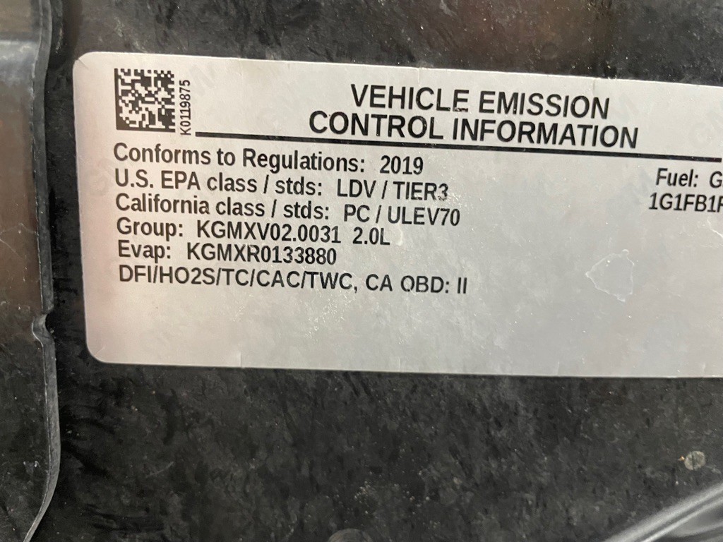 2019 Chevrolet Camaro Image 36