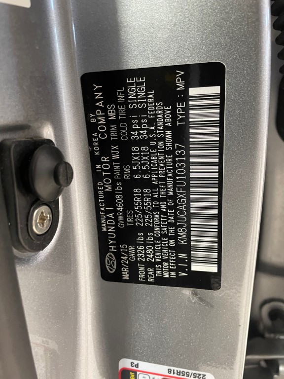 2015 Hyundai Tucson Image 39