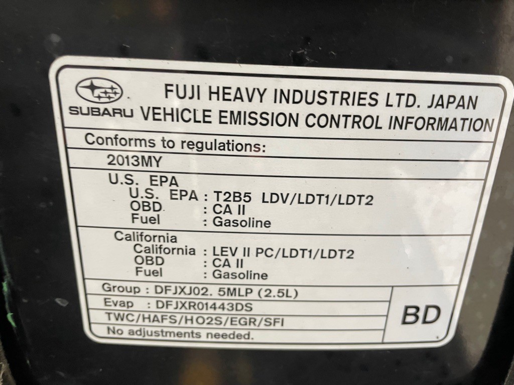 2013 Subaru Outback Image 39