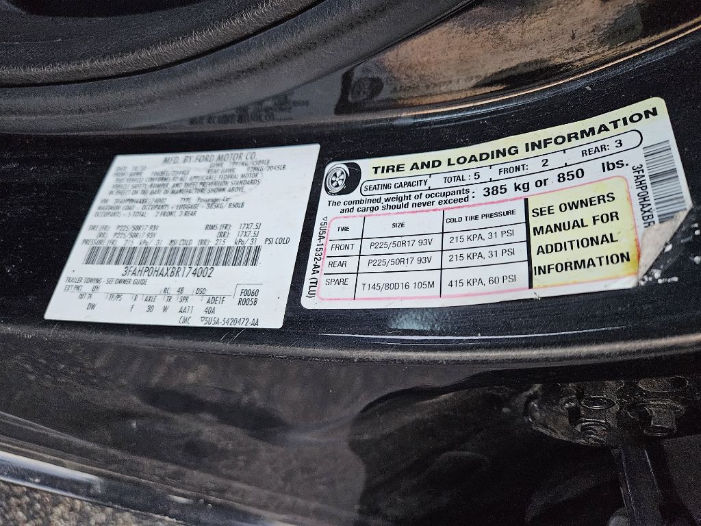 2011 Ford Fusion Image 15