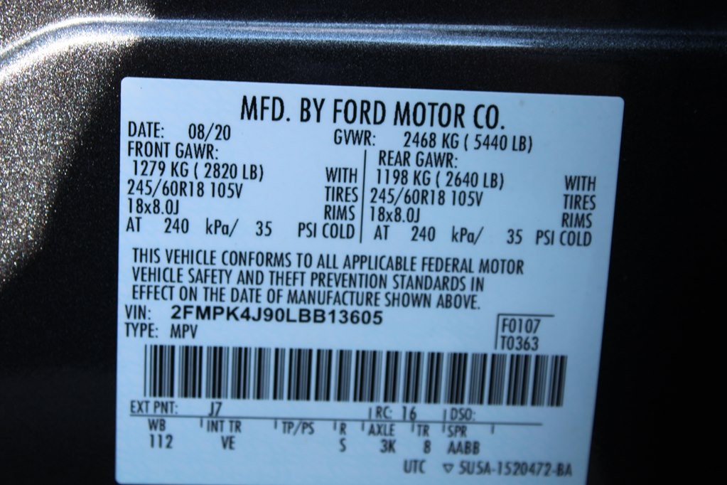 2020 Ford Edge Image 12