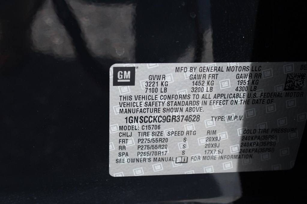 2016 Chevrolet Tahoe Image 21