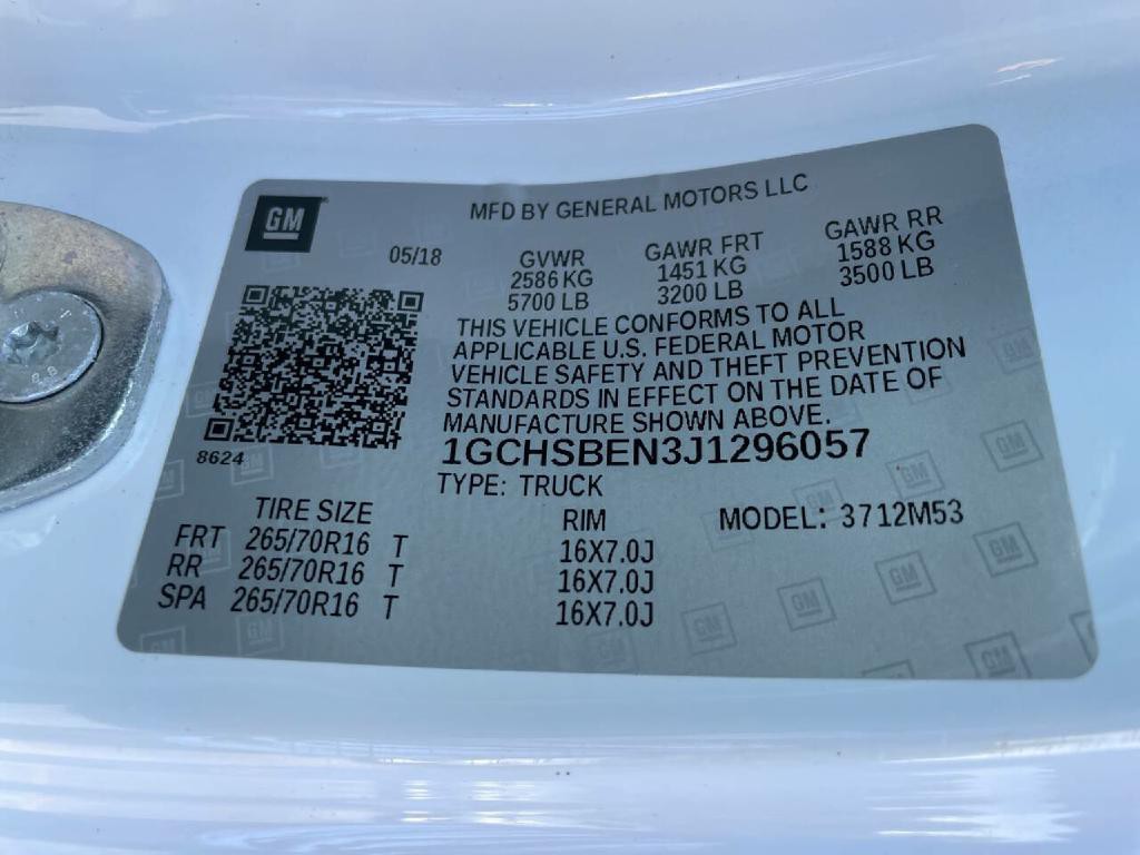2018 Chevrolet Colorado Image 31