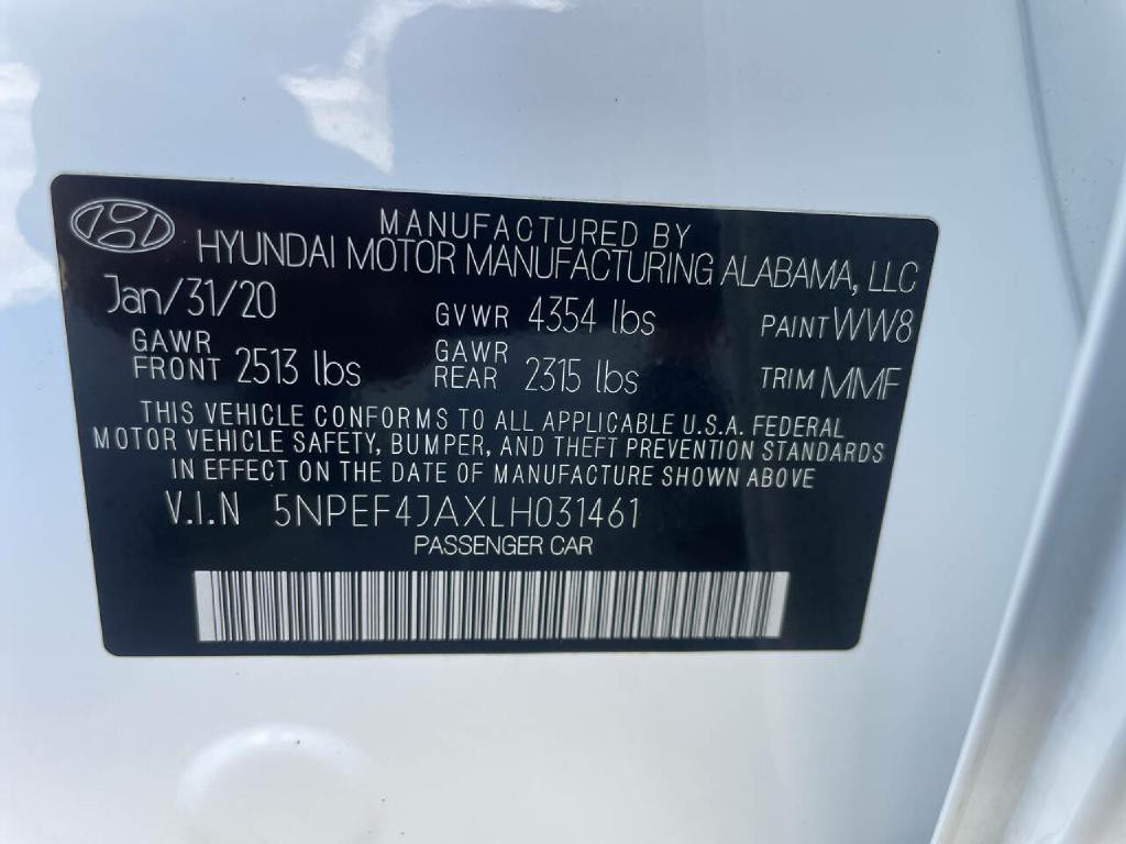 2020 Hyundai Sonata Image 32
