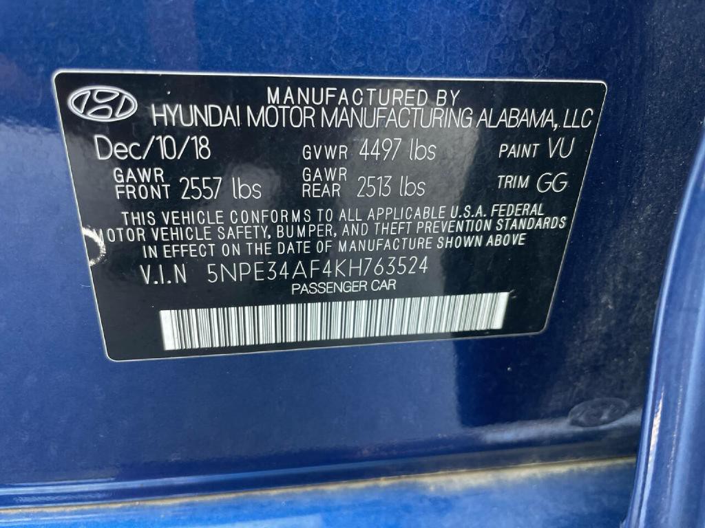 2019 Hyundai Sonata Image 36