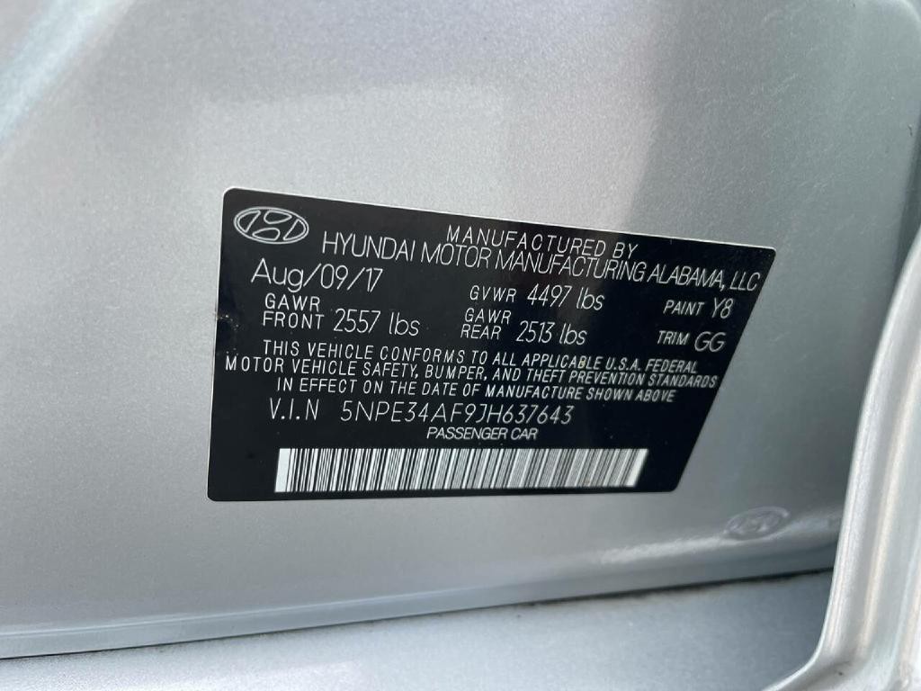 2018 Hyundai Sonata Image 34