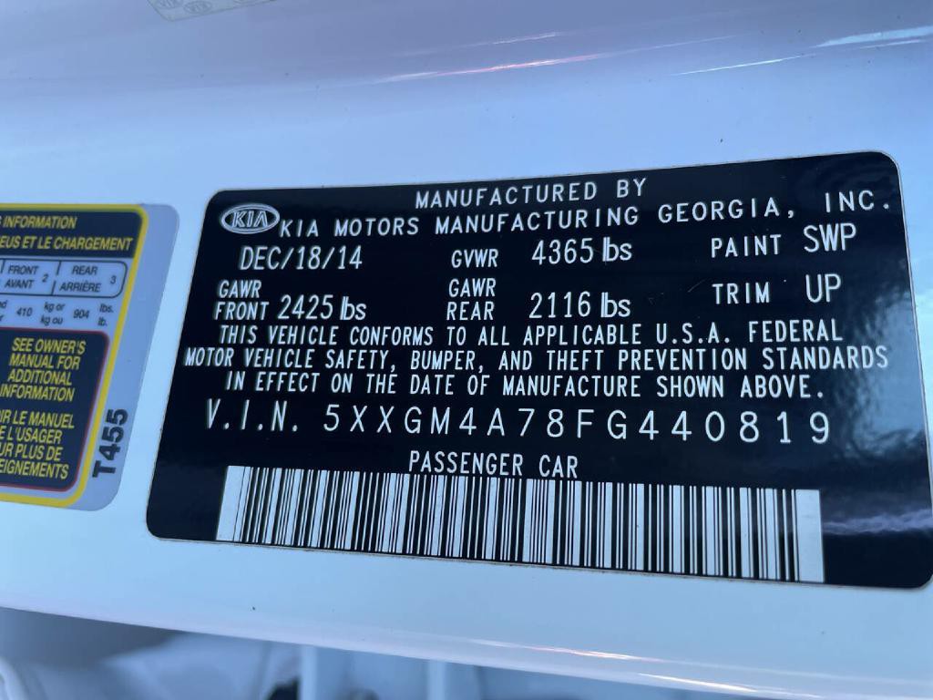 2015 Kia Optima Image 27
