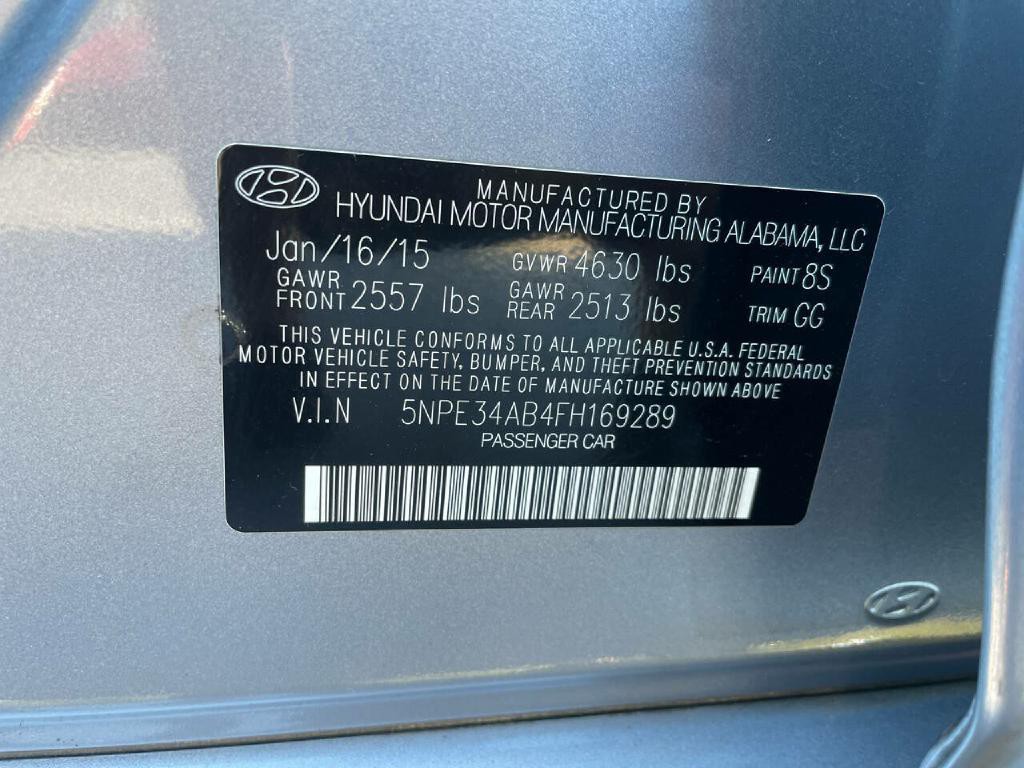 2015 Hyundai Sonata Image 36