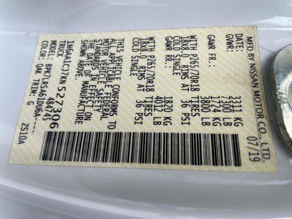 2019 Nissan Titan Image 30