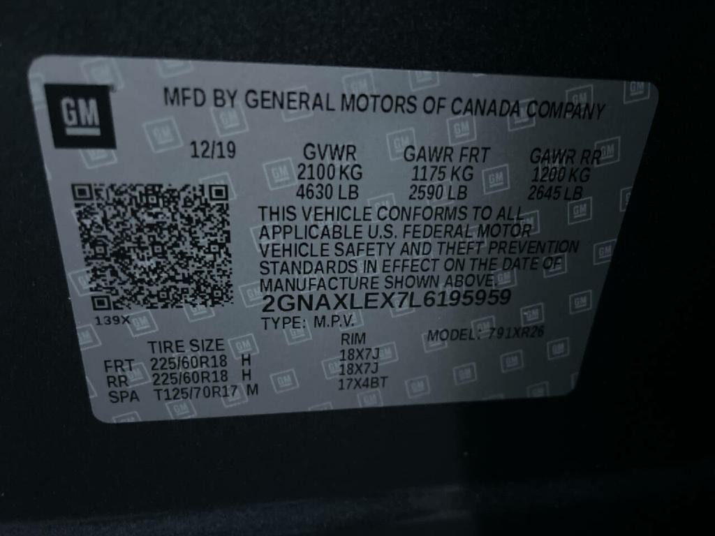 2020 Chevrolet Equinox Image 41