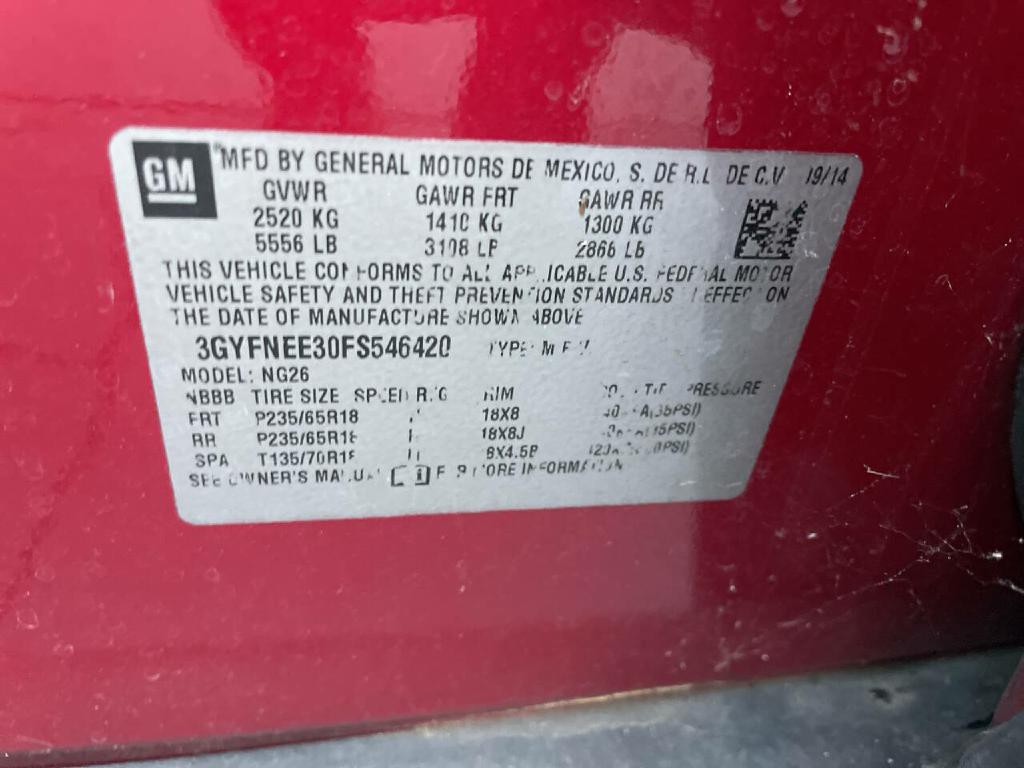 2015 Cadillac SRX Image 31