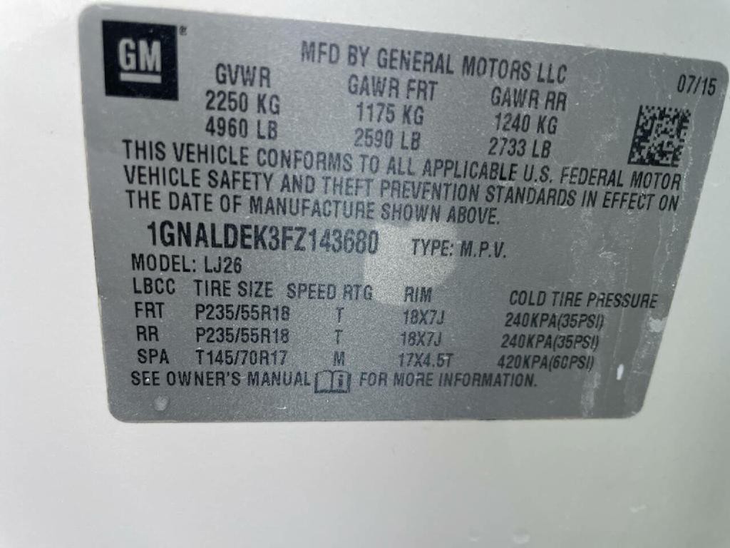 2015 Chevrolet Equinox Image 28