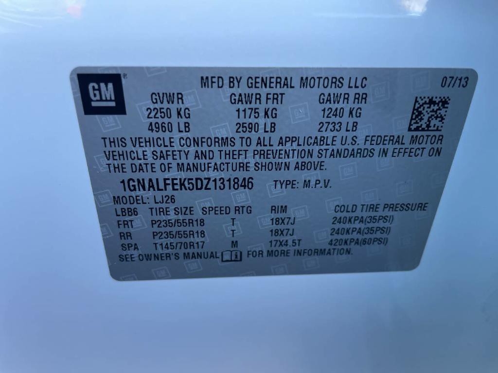 2013 Chevrolet Equinox Image 44