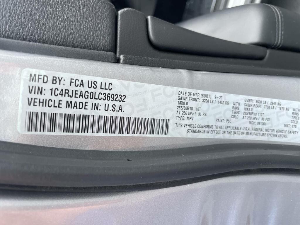 2020 Jeep Grand Cherokee Image 31