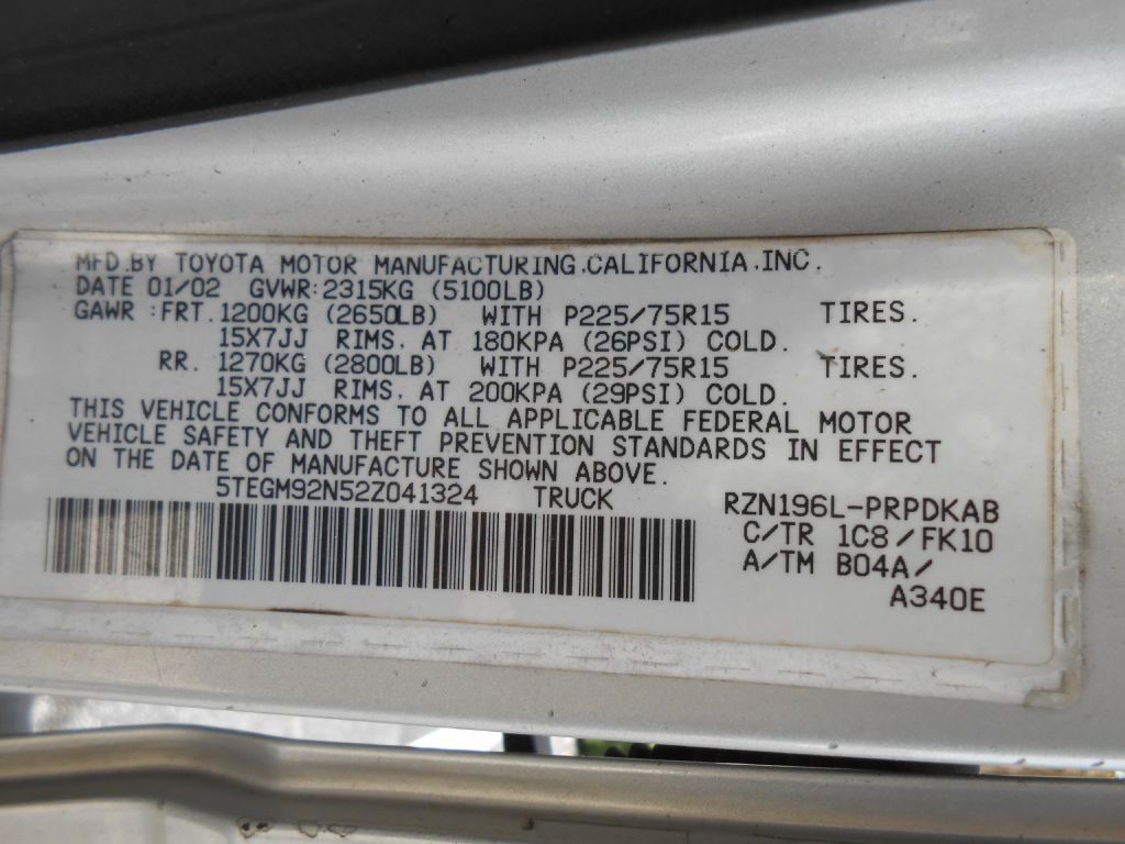 2002 Toyota Tacoma Image 21