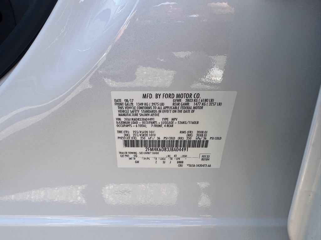 2018 Ford Flex Image 58