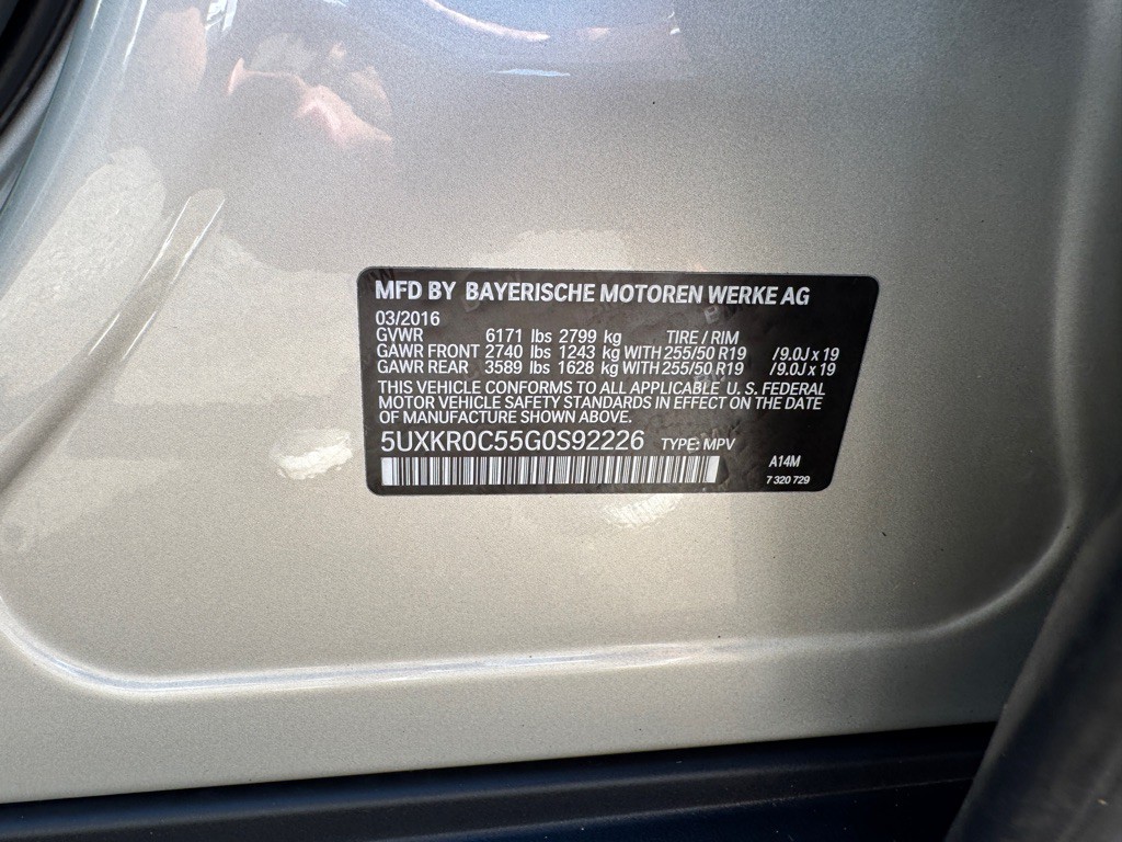 2016 BMW X5 Image 58