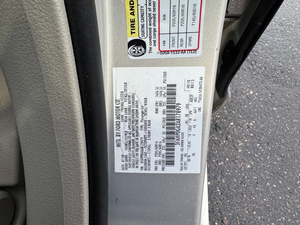 2010 Ford Fusion Image 39
