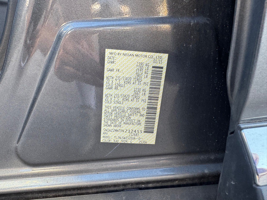 2015 Nissan Murano Image 54