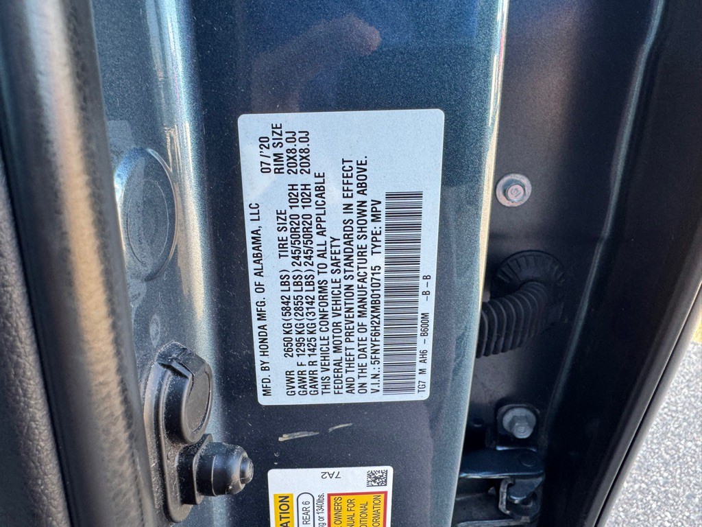 2021 Honda Pilot Image 57