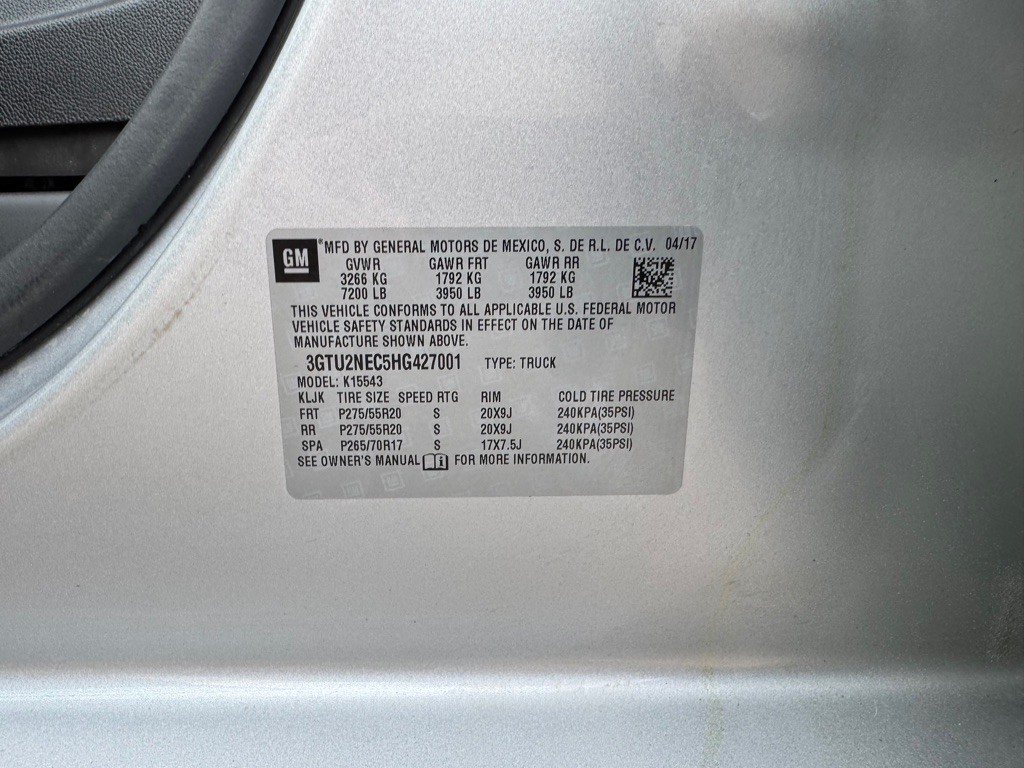 2017 GMC Sierra 1500 Image 52