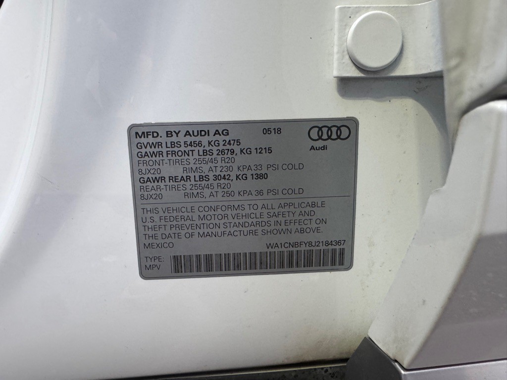 2018 Audi Q5 Image 58